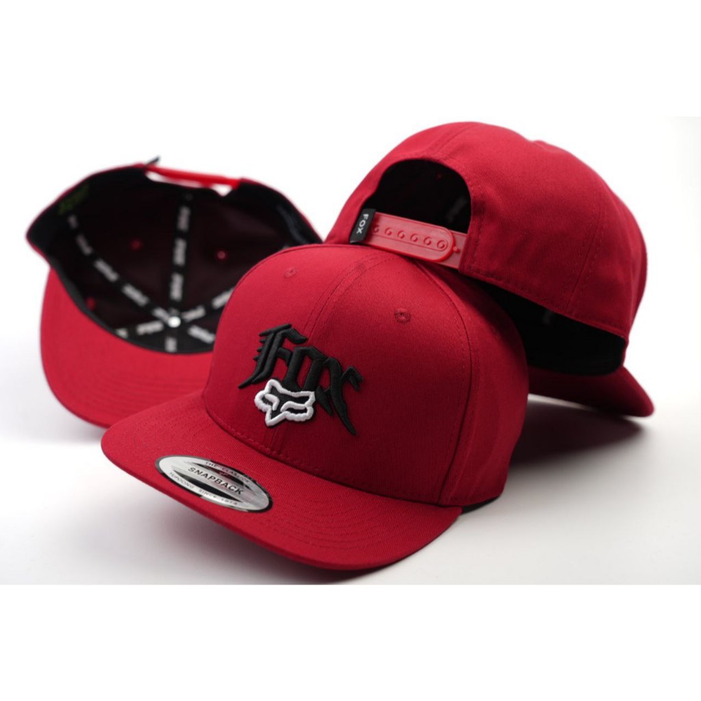 Topi Snapback  Original Import Fox Honda Unisex Hat Baseball Cap Distro Surfing Fashion Hip Hop Pria