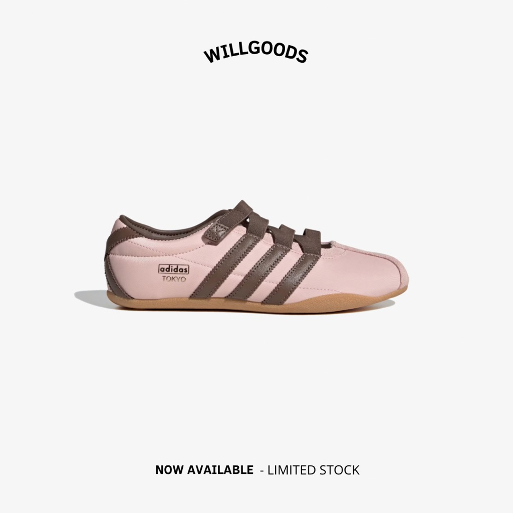 Adidas Tokyo Mary Jane Pink Brown Women Original Resmi