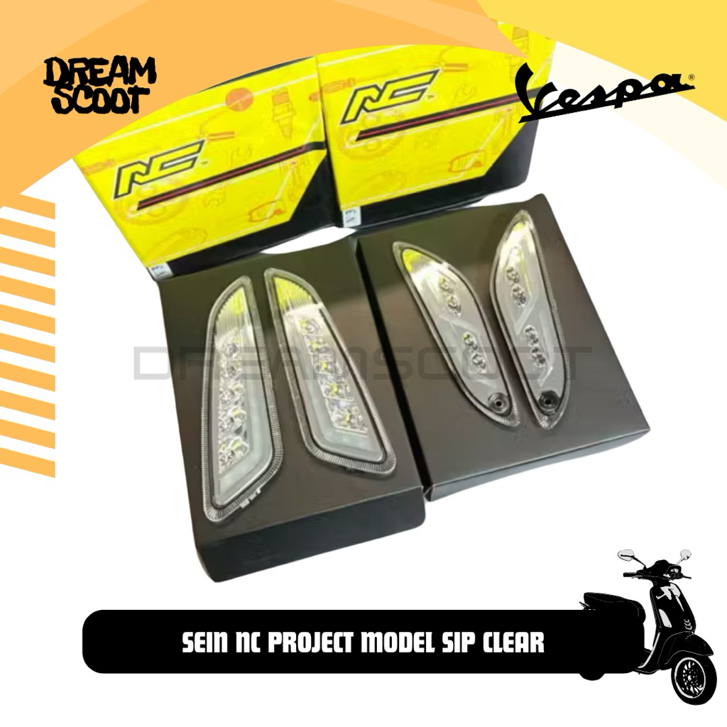 Sein NC Project Model SIP Clear Vespa Sprint Vespa Primavera Sein Vespa Lampu Vespa Matic