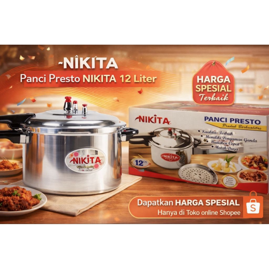 panci presto Nikita 12liter