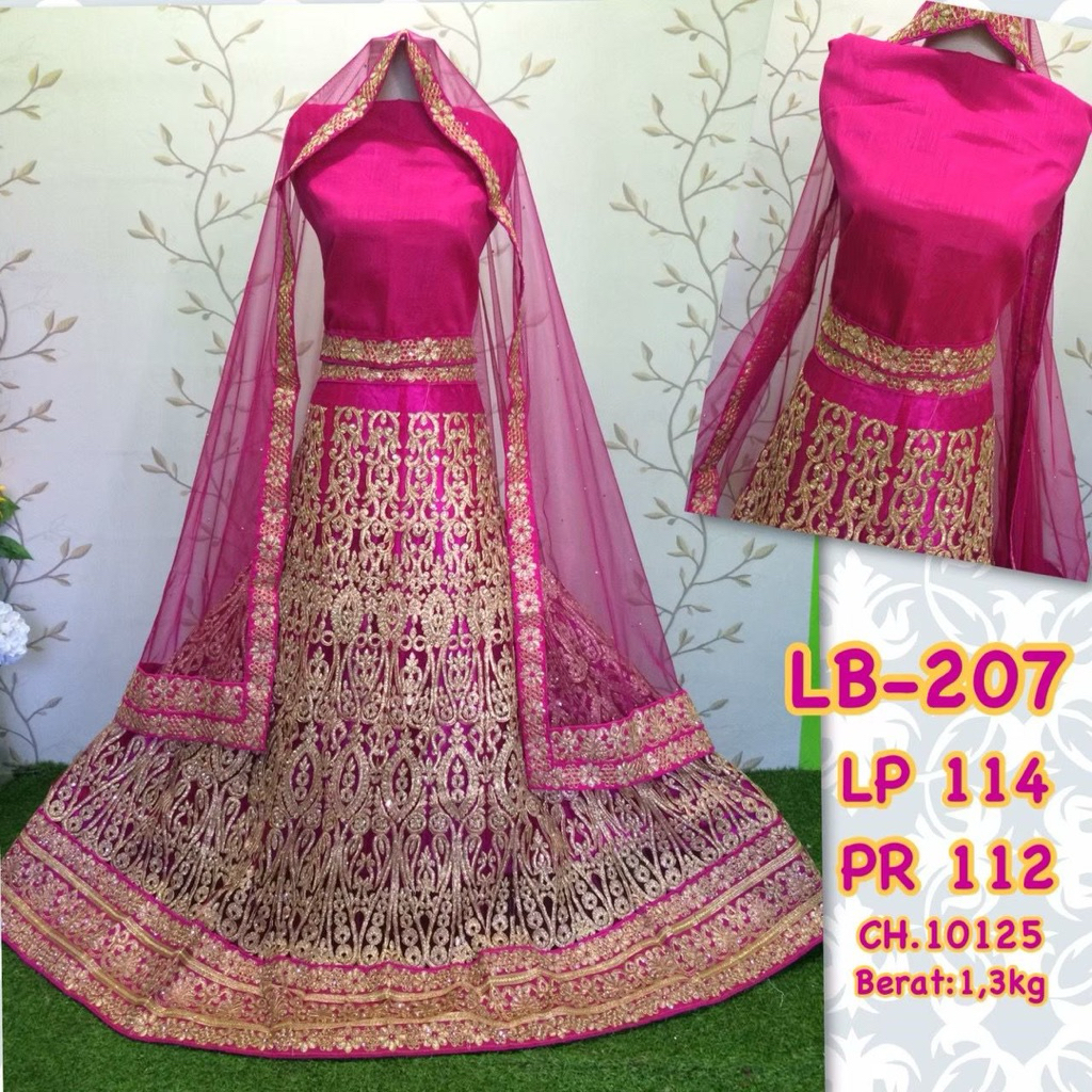 LENGHA INDIA PREMIUM| BAJU INDIA MEWAH| BAJU INDIA ORIGINAL| BAJU PENGANTIN INDIA