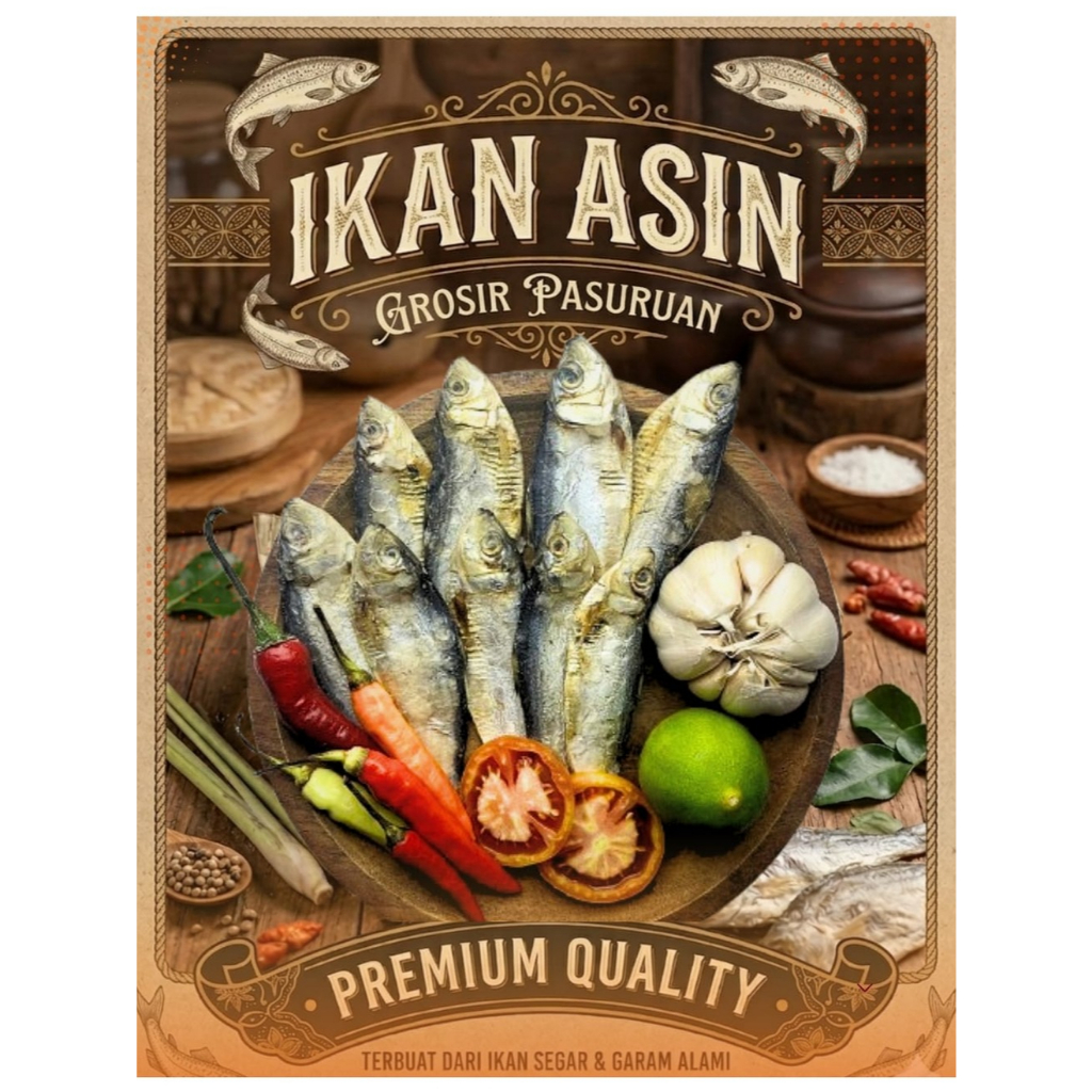 ISIN PASURUAN | Ikan Asin Sesek/Tembang Kualitas Premium