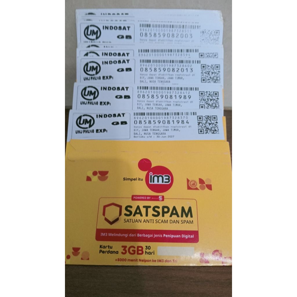 NOMOR NOMER CANTIK INDOSAT ANGKA TAHUN