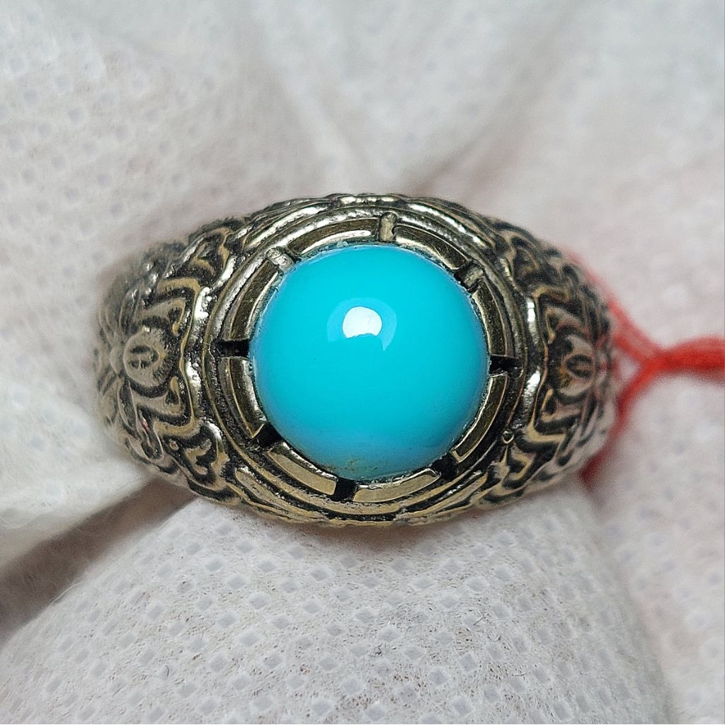Pirus Mesir Natural Fancy Blue semi toska TelorAsin polos MINION 9×9×5 mm [5Sd01012]
