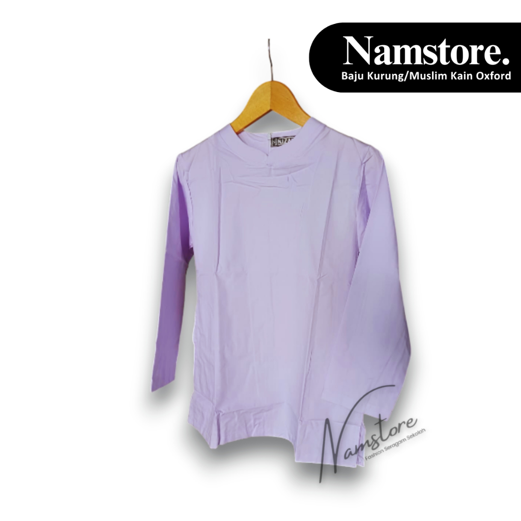 Baju Muslim Perempuan/Kurung/Baju Padang Seragam Sekolah SD/SMP/Pesantren Kain Oxford