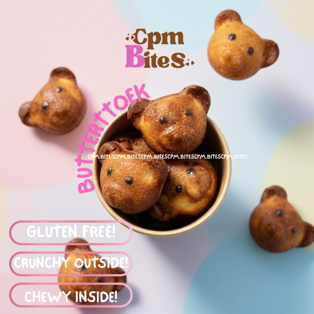CPM.Bites - Butter Tteok | Crunchy Butter Rice Cake | Gluten Free Cake