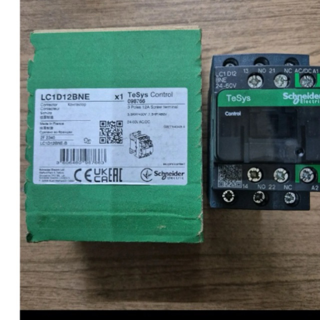 KONTAKTOR SCHNEIDER LC1D12BNE 24-60V AC/DC ORIGINAL