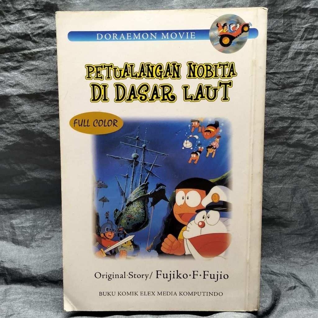 KOMIK FUJIKO F FUJIO DORAEMON MOVIE PETUALANGAN NOBITA DI DASAR LAUT 1 BUKU TAMAT INDONESIA FULL COL