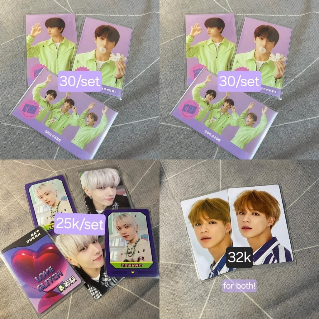 Photocard official nct dream jisung jeno we go up wgu sg glimo glitchmode mark renjun jeno haechan j