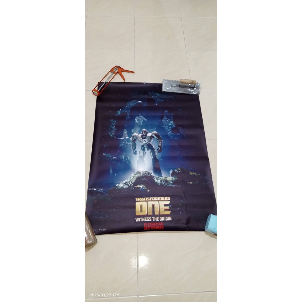 POSTER ORIGINAL MOVIE - FILM TRANSFORMERs - EX BIOSKOP