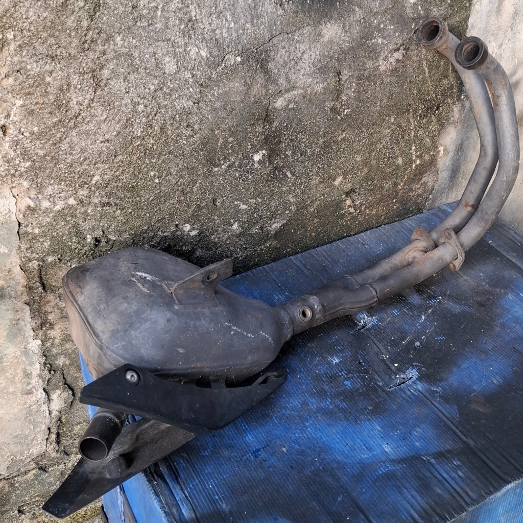 Leher knalpot r25 mt25 original copotan asli
