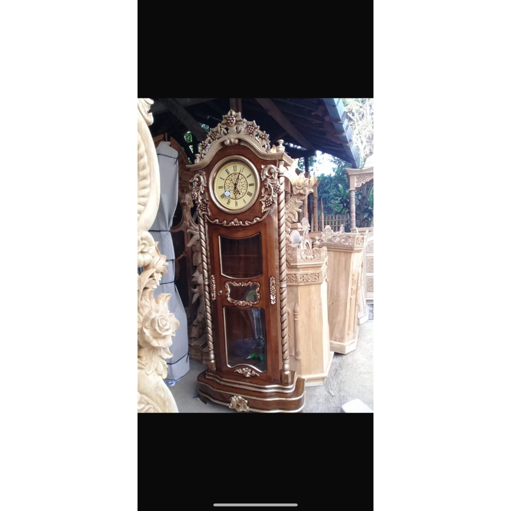 jam gadang besar /jam besar /jam dingdong ukir jepara