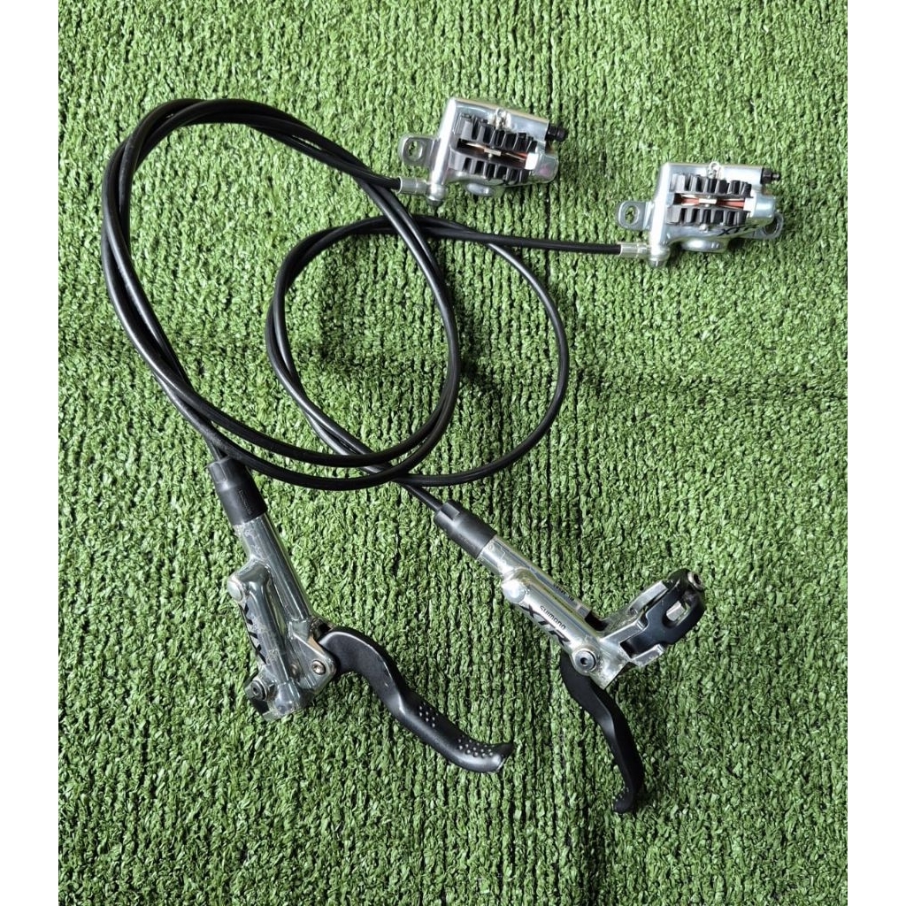 Brakeset Rem Hydraulic Shimano XTR M985 Sepasang Original Second Mulus Fungsi Normal Japan
