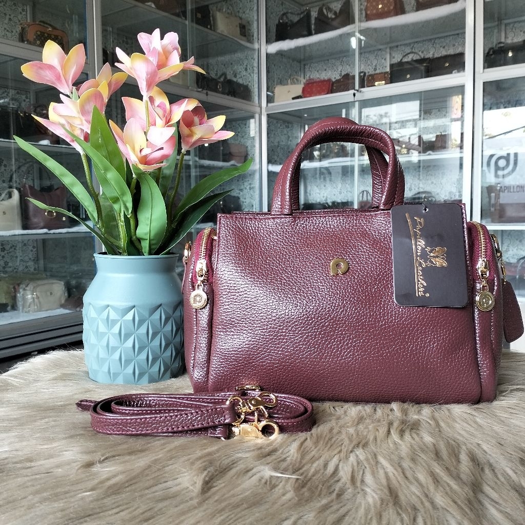 Tas papillon k3465 warna asem, cokoren, hitam,kopi, maroon,abutua, hijau, pink muda, hijau muda, BW