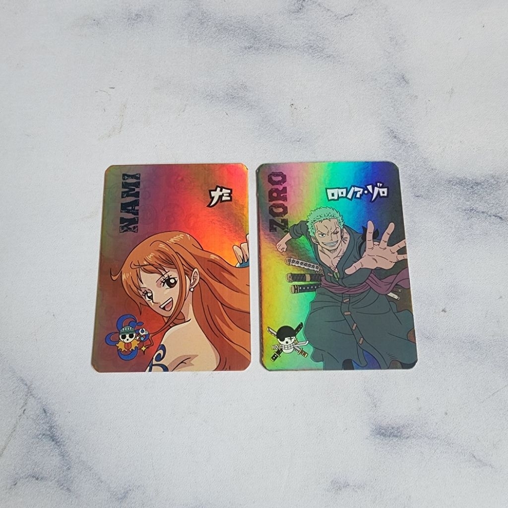 Kartu Collectible card one piece X chatime limited edition