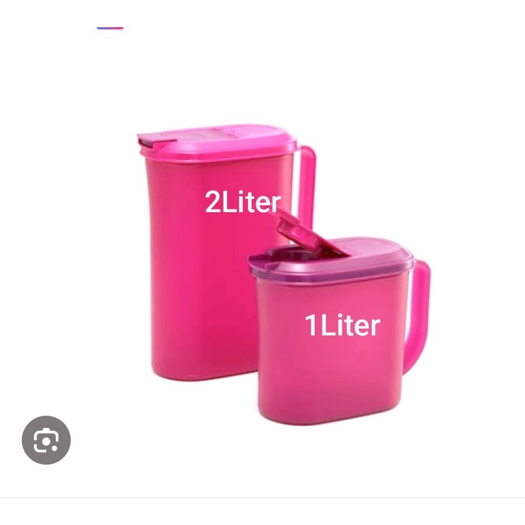 Fridge jug 2Liter dan 1Liter tupperware pitcher