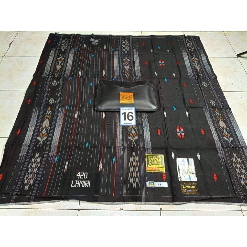 Sarung LAMIRI SKT  produk BEST SELLER Tipe Songket Timbul