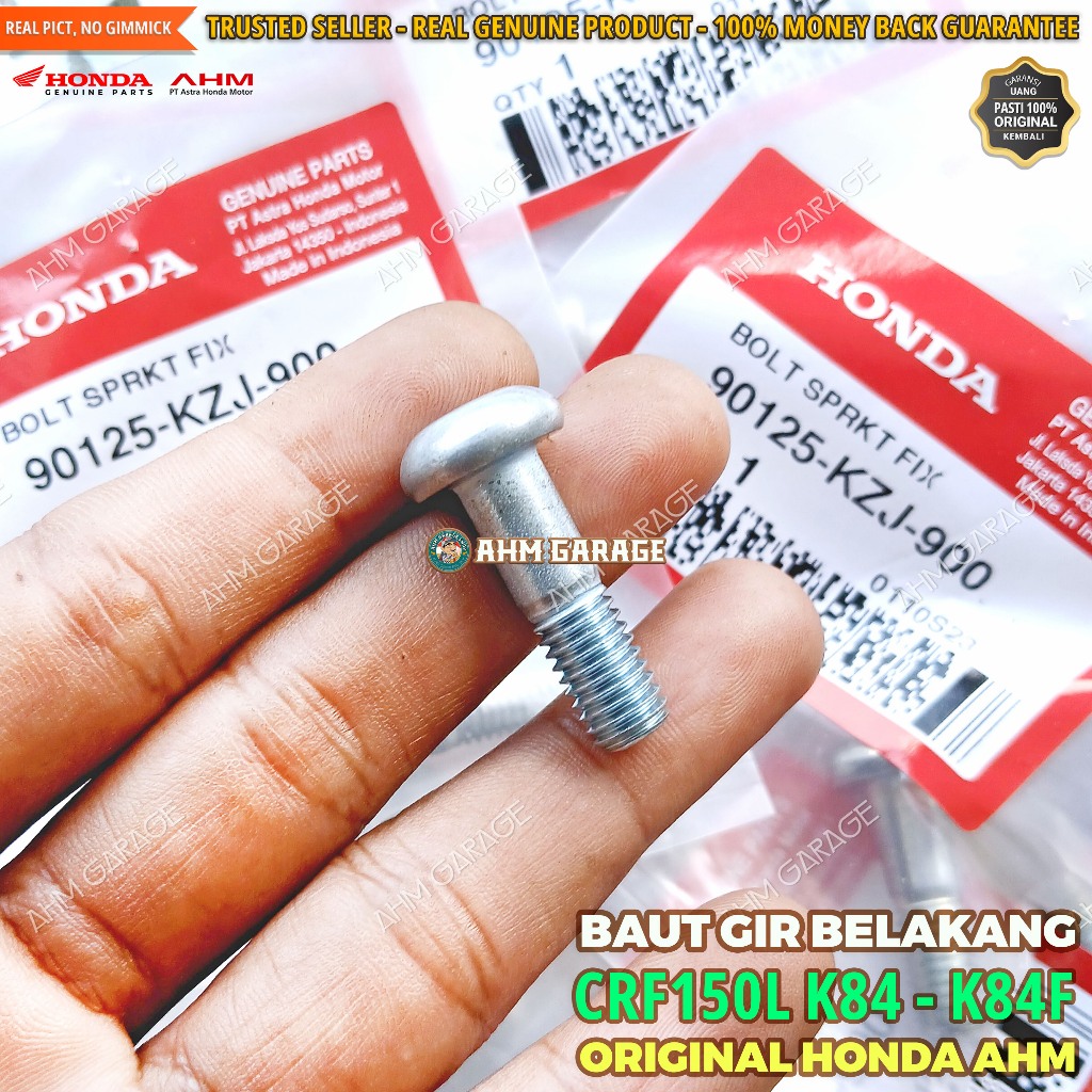 Baut Gir Belakang CRF150L K84 2017 - 2025 Baut Gear Belakang CRF 150L K84F Bolt Sprocket Fix CRF 250