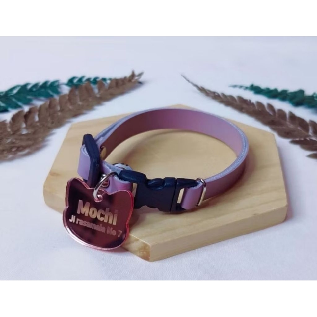 Kalung Kucing custom nama, Aman untuk Anabul