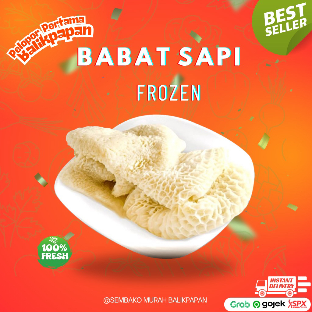 Babat sapi frozen 500 gr