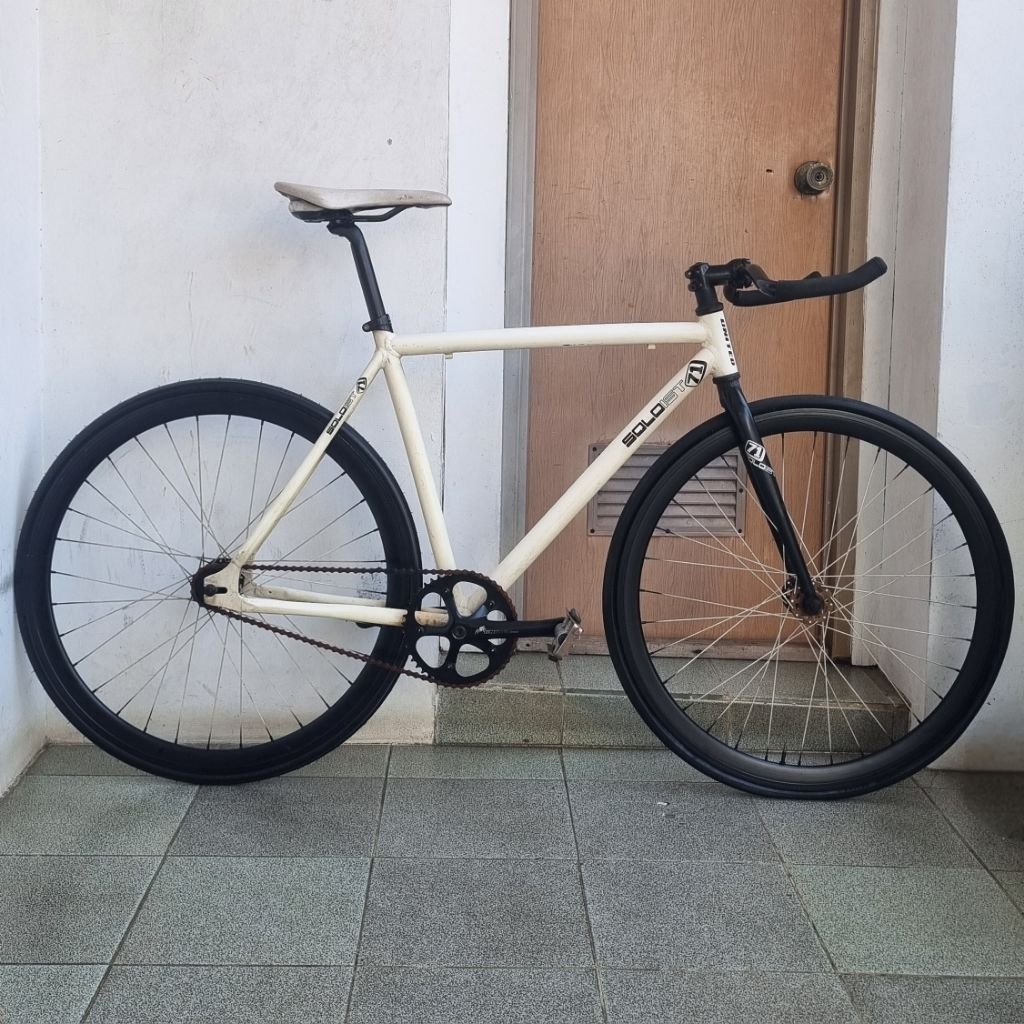 fullbike fixie soloist 71 alloy doltrap. sz 51. second