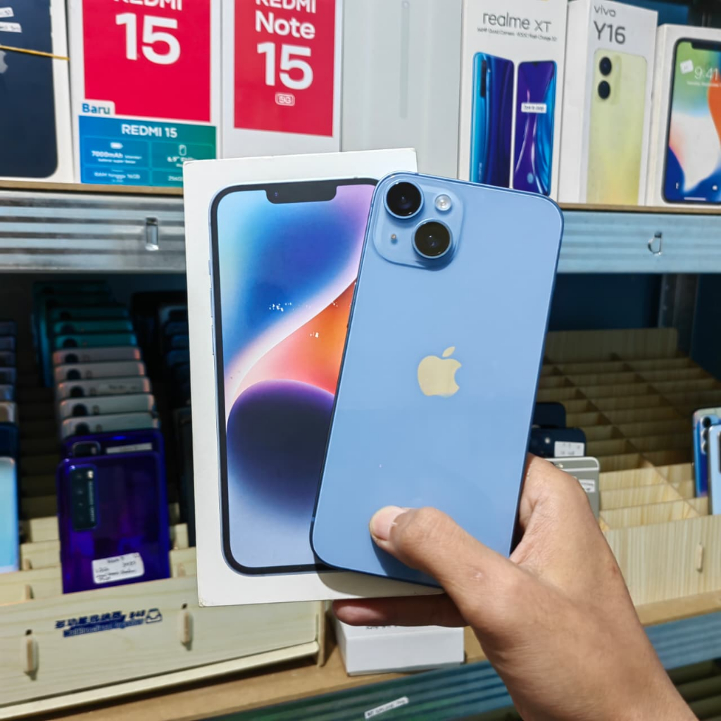 IPHONE 14 IB0X SECOND 128GB ORIGINAL GARANSI RESMI