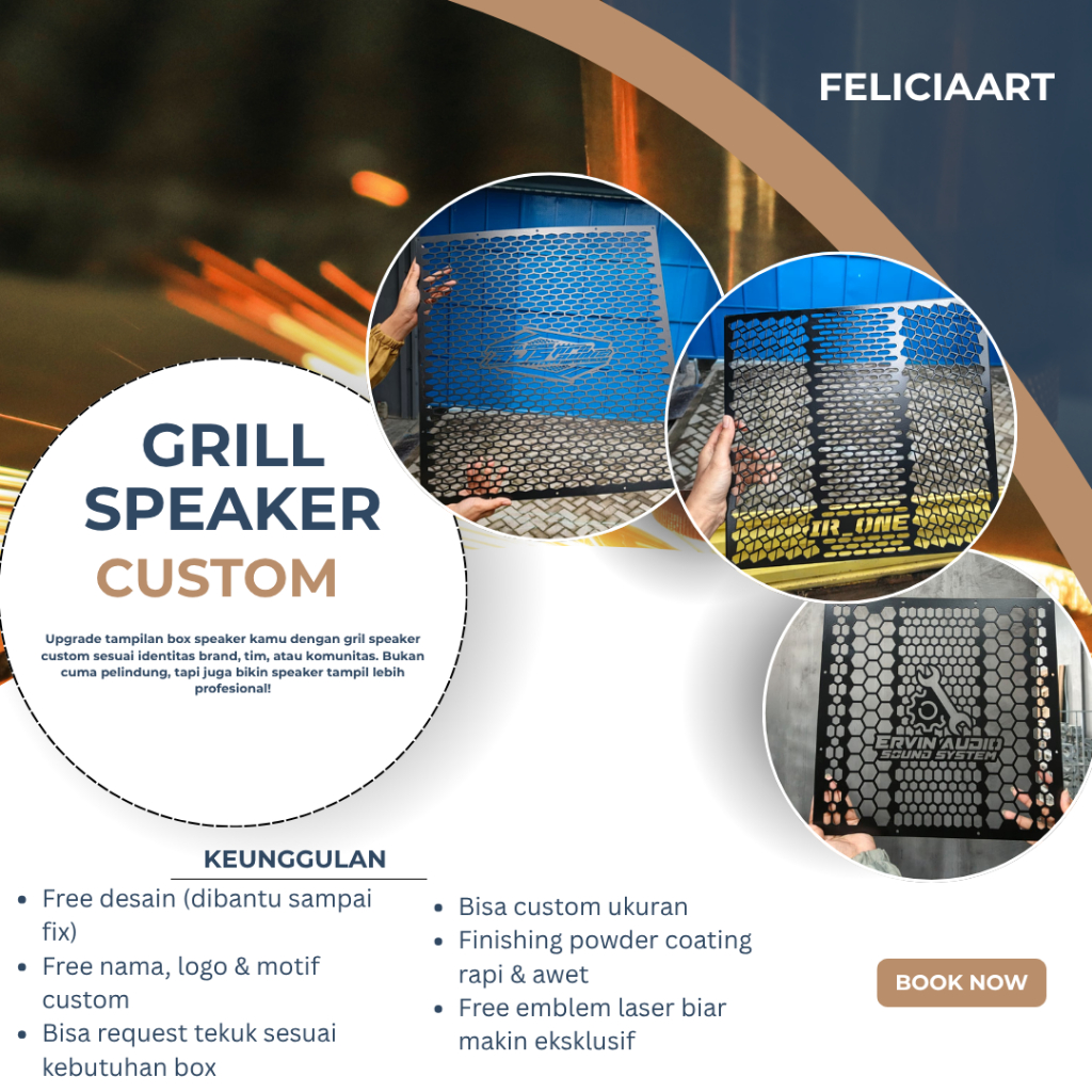 grill speaker custom