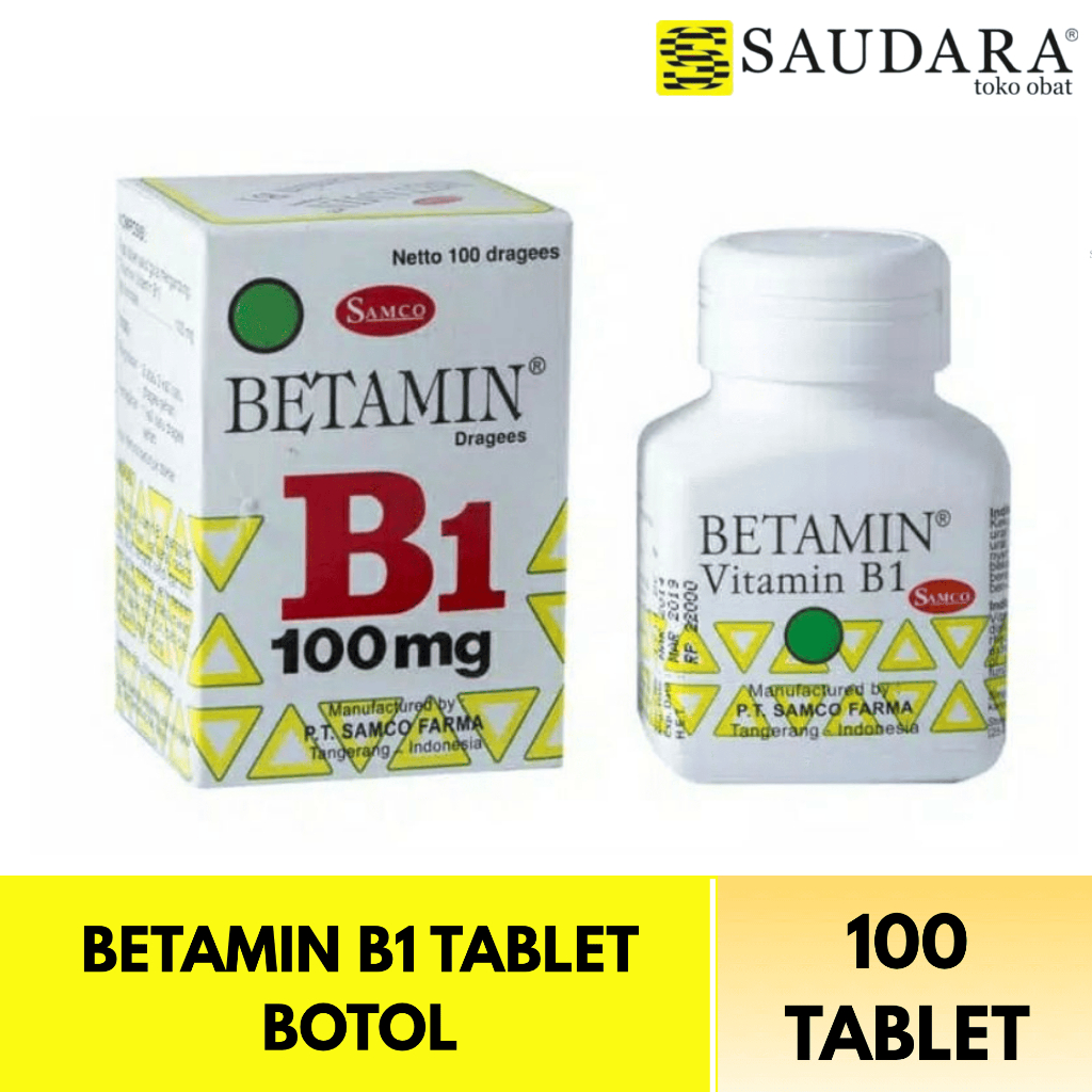 Betamin B1 Botol 100'S - Vitamin B1