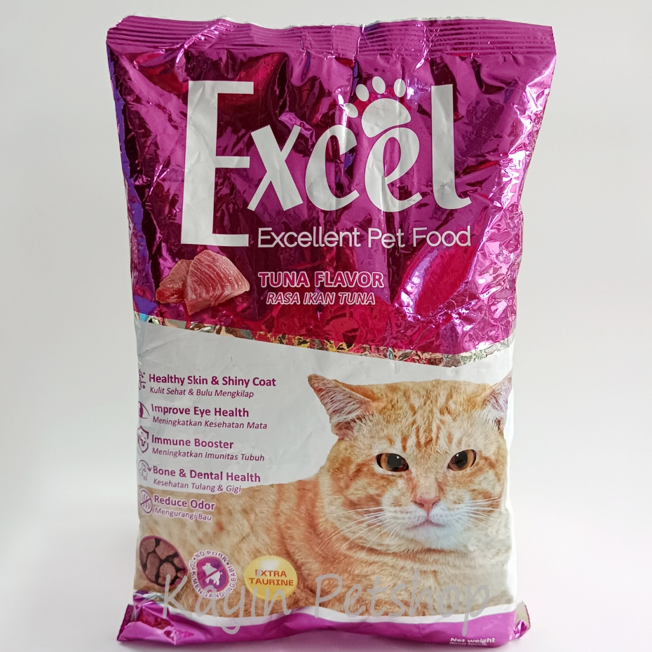 Makanan Kucing EXCEL 500gr Bentuk IKAN  Makanan Kucing anggora persia makanan makanan kucing