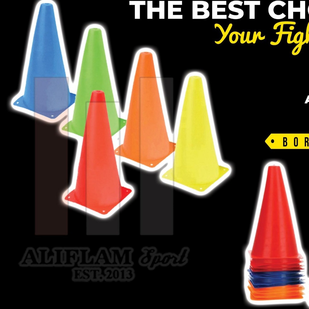 Cone Cones Kun Kerucut Penanda Bola 23 cm / 32cm Marker