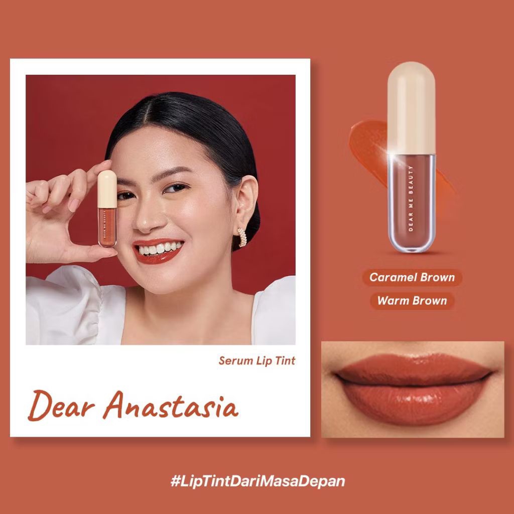DEAR ME BEAUTY Serum Lip Tint 3.5 ml Lipstik Bibir Anastasia Kyla
