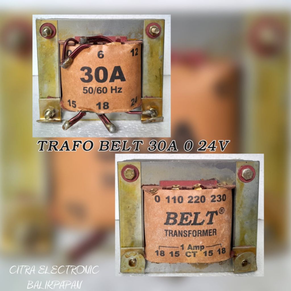 TRAFO BELT 30A 0-24V