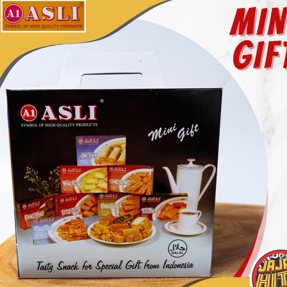 Asli A1 Mini Gift Box Paket Mix 5 Rasa Oleh -Oleh Khas Kota Pematangsiantar