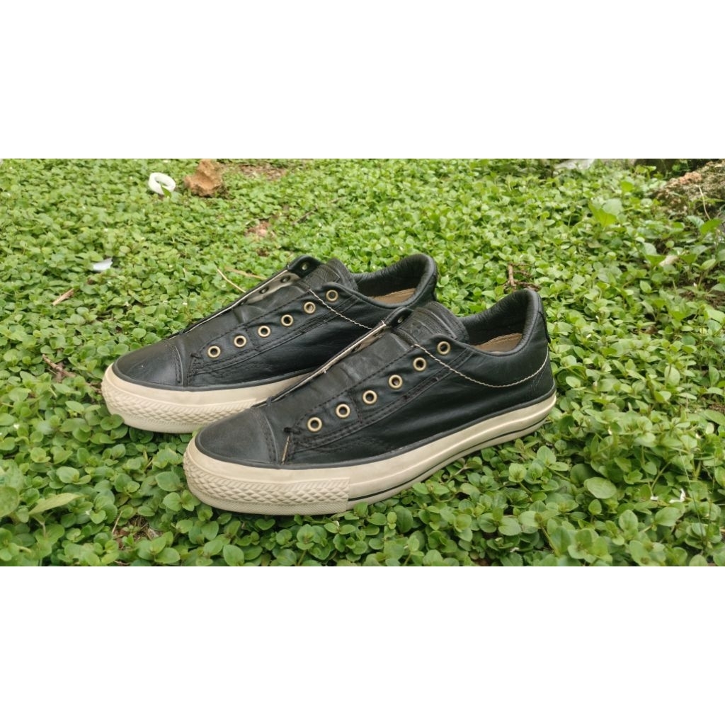 SEPATU CONVERSE JV JOHN VARVATOS SIZE 39.5 INSOL 25CM + CONVERSE COKLAT LEATHER VINTAGE