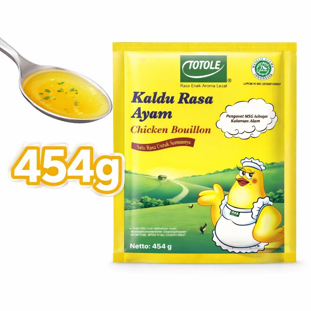 Totole Kaldu Rasa Ayam Totole 454 Gram - Penyedap Alami, Aroma Istimewa, Mudah Digunakan