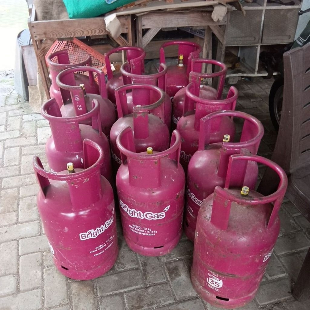 Tabung Gas Bright 12 Kg - Praktis, Bisa Diisi Ulang, Pengiriman Cepat