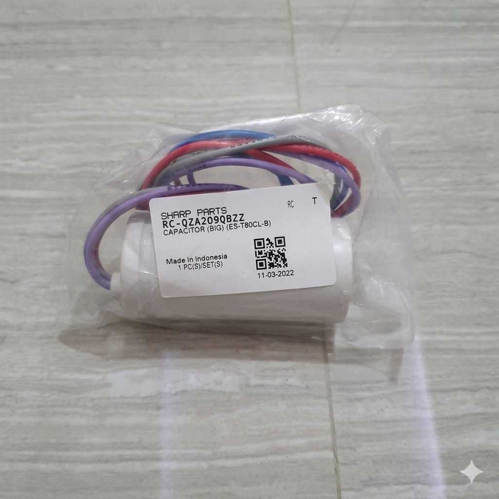 ORIGINAL capacitor mesin cuci sharp 10 kg