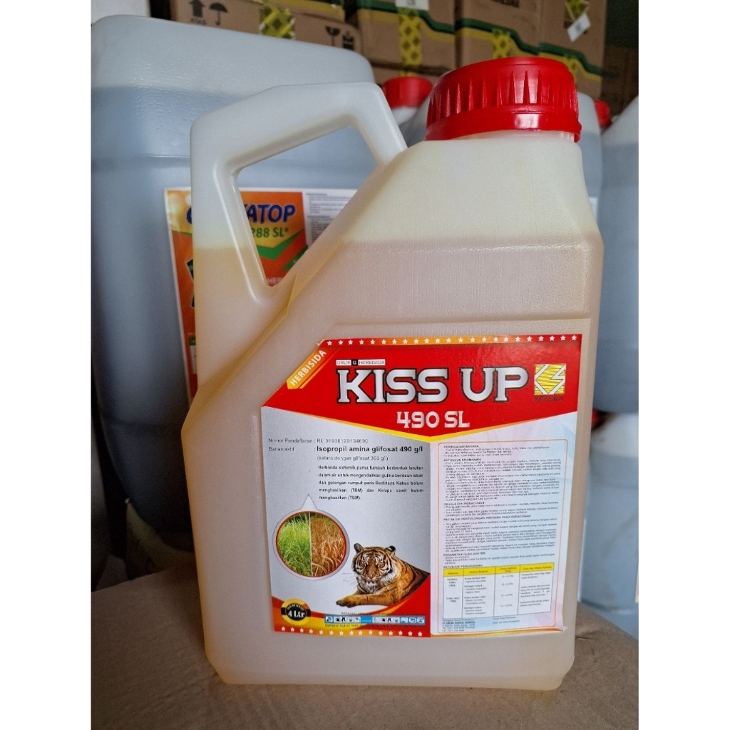 Kiss Up 490 SL 4 Liter - Herbisida Sistemik Glifosat