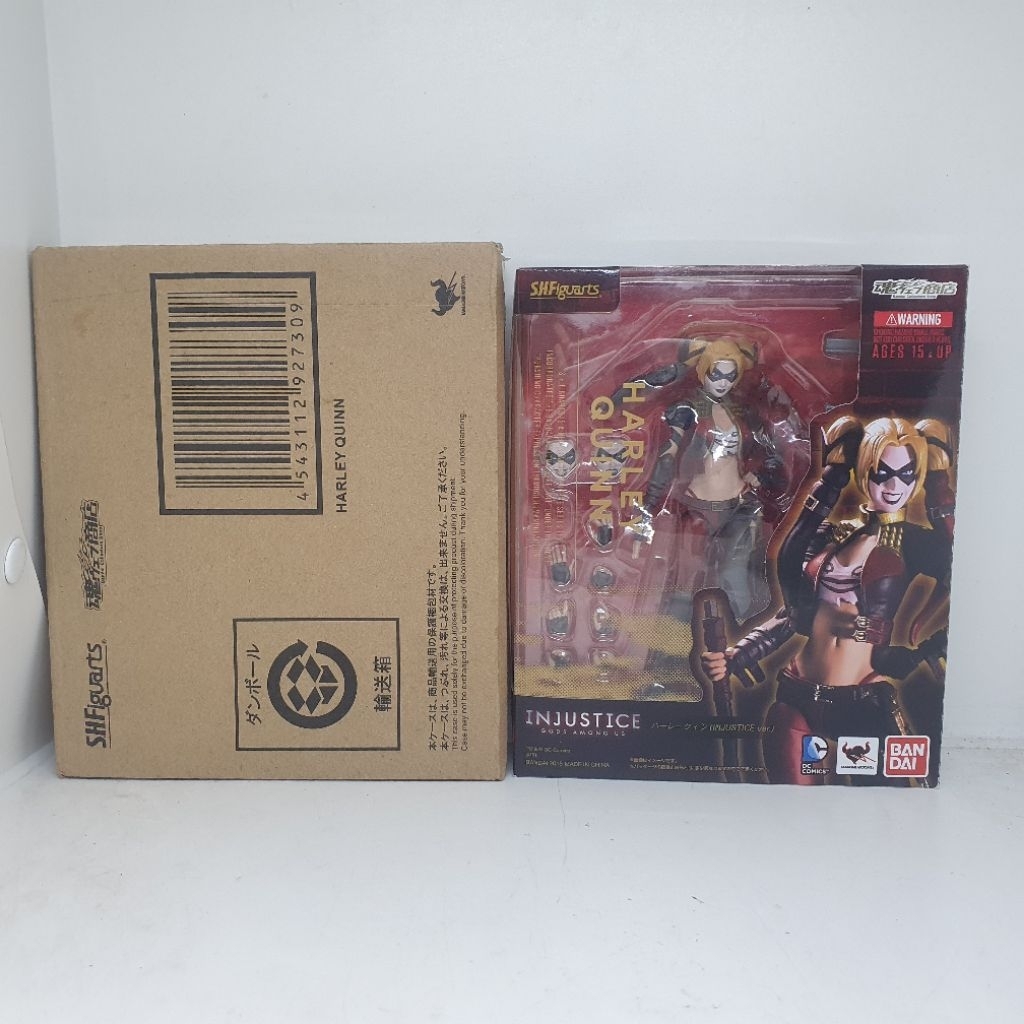SHFiguarts SHF Harley Quinn Joker Batman Villain Suicide Squad Injustice Justice League BIB Bandai