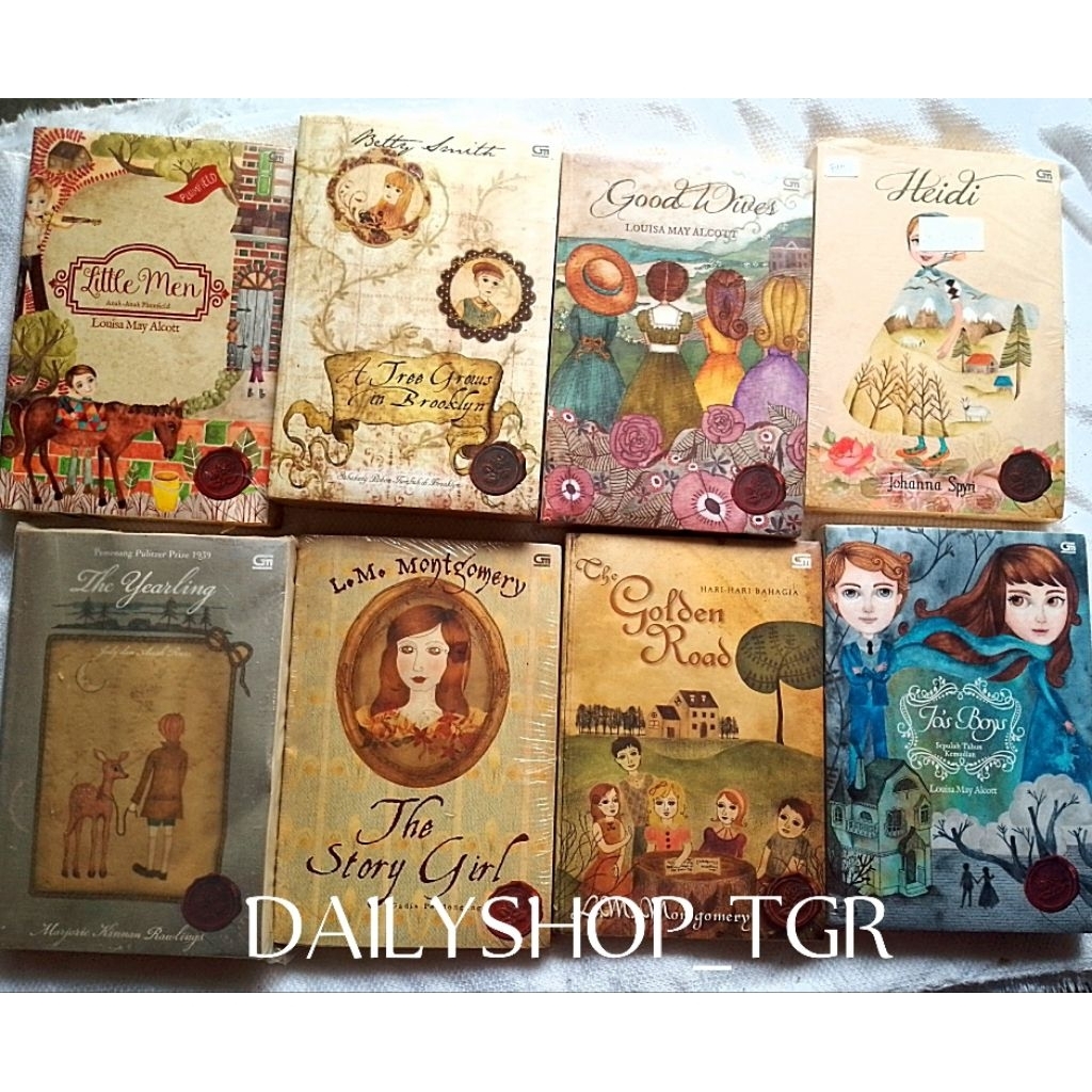 [broken segel] novel seri klasik berbagai judul / good wives/ the story girl /golden road/ yearling/