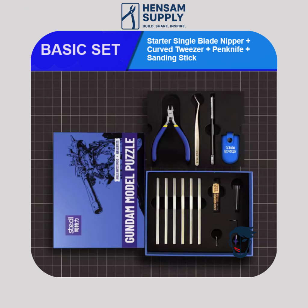 STEDI TZ-01 Basic Beginner Set - Alat Rakit Gunpla Model Kit