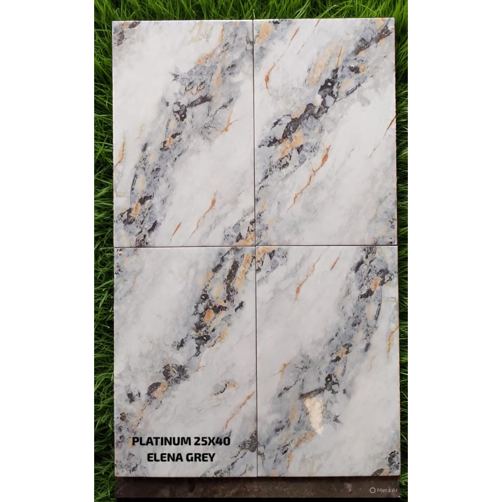 Keramik Dinding 25x40 Elena Grey Platinum