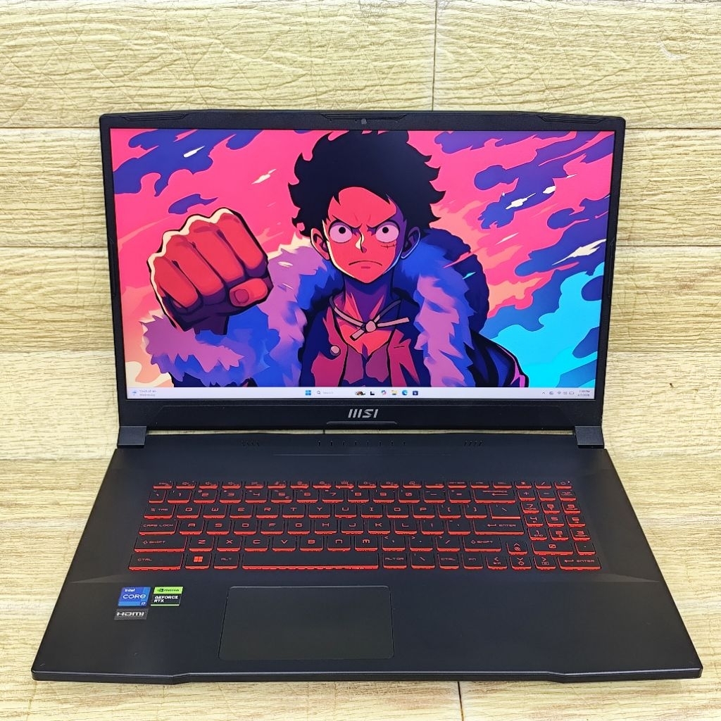 Laptop 2nd GM MSI KATANA GF76 12UC CORE I7-12700H RAM 16GB SSD 512GB RTX 3050