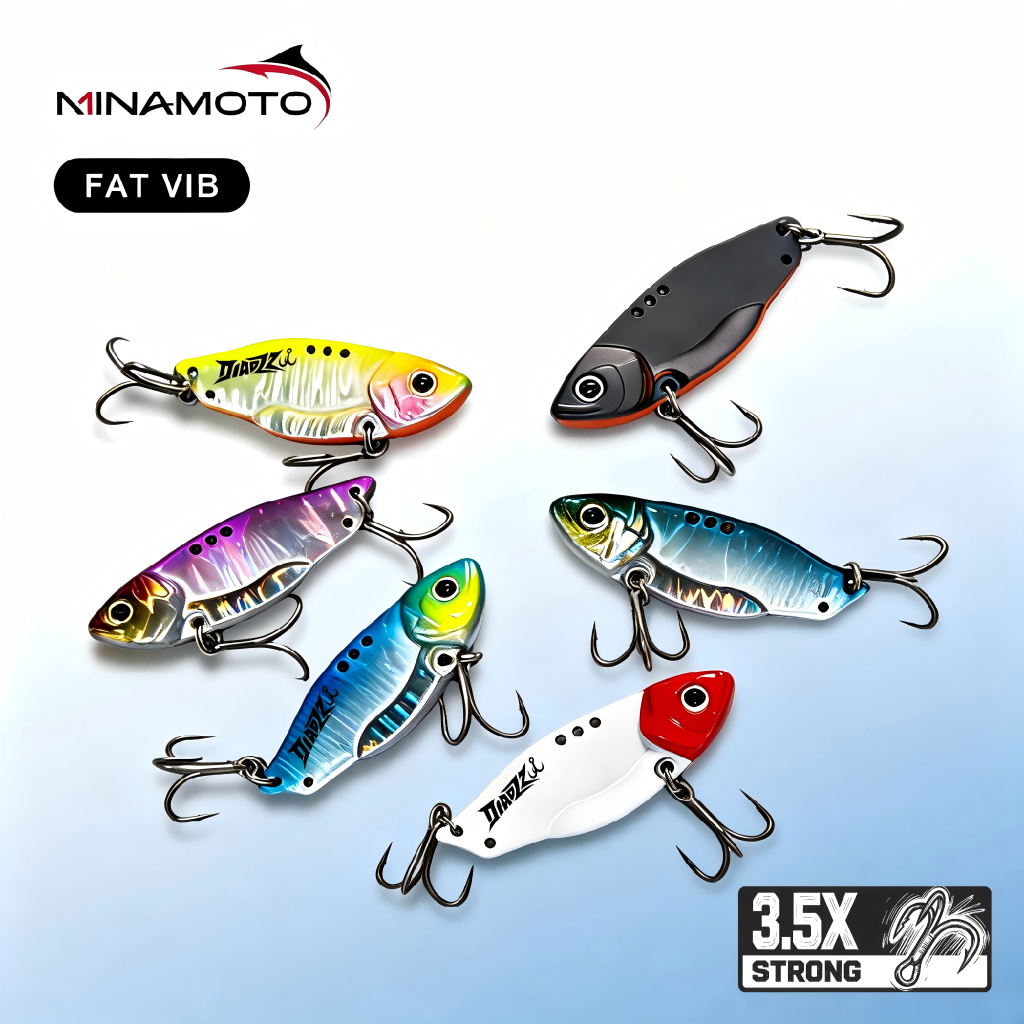 VIB 8 Warna 3.5/5/7/10g/14g Belakang Ultra Tipis Vibra Fast Sinking Metal Fat VIB