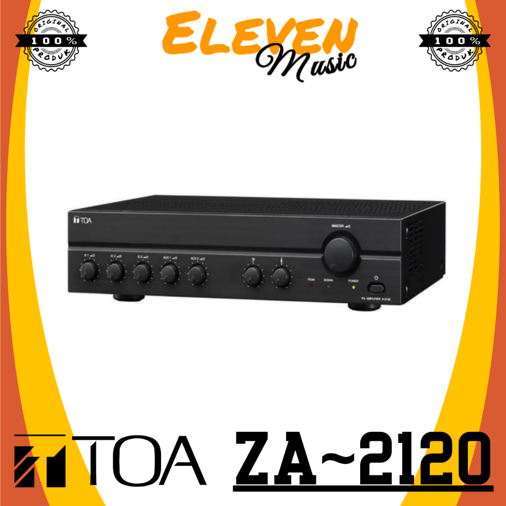 TOA ZA-2120 Mixer Amplifier Masjid Power Amplifier Toa ZA2120 Mixer Amplifier