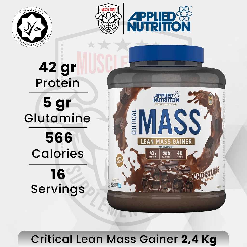 Applied Nutrition Critical Mass Professional - Lean Mass Gainer 2,4Kg 16 Servings