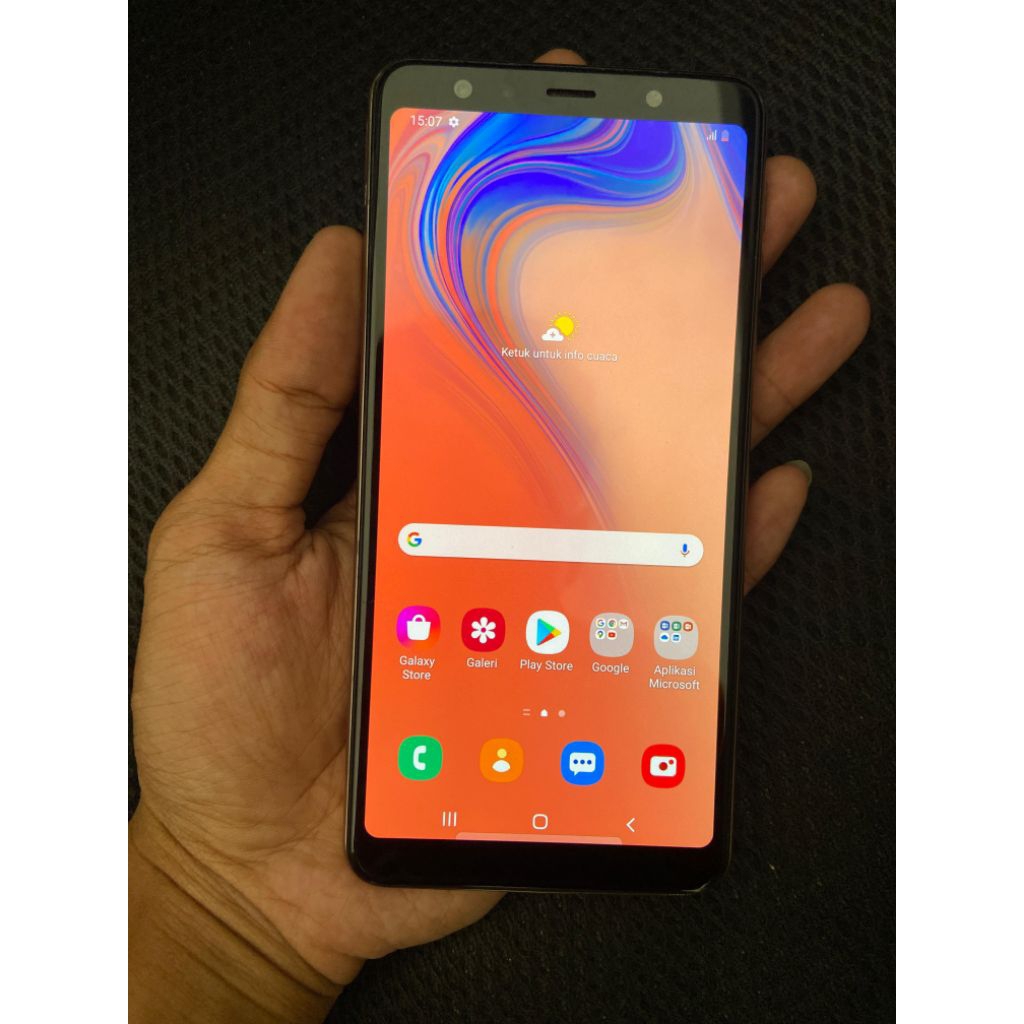Samsung A7 6/128 4G LTE Handphone Android Second Murah