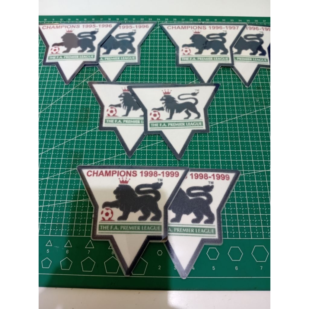 PATCH VELVET LIGA INGGRIS EPL 1992 1993 1994 1995 1996 1997 1998 1999 2000 2001 2002