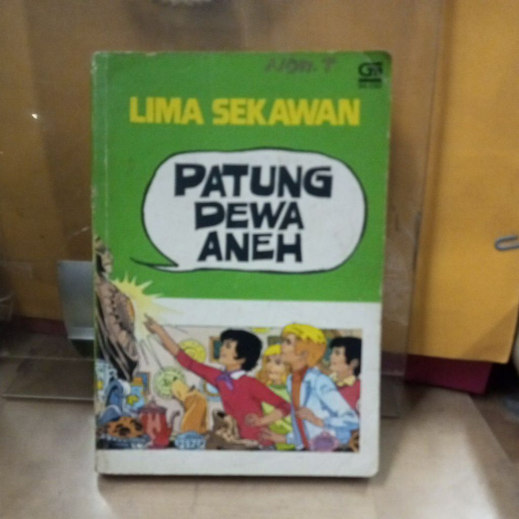buku lima sekawan , patung dewa aneh oleh enid blyton