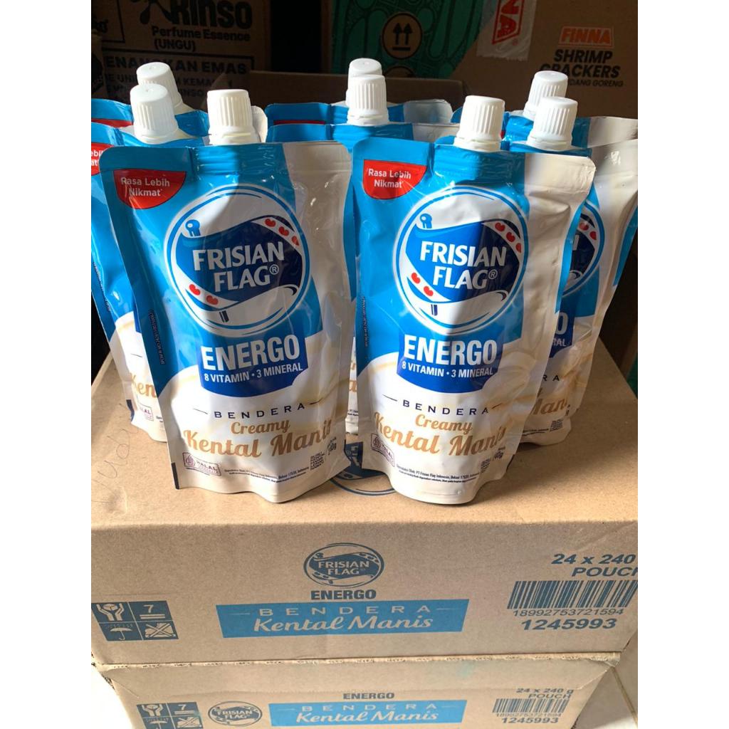 DAPAT 2 POUCH SUSU KENTAL MANIS FRISIAN FLAG KEMASAN 240GR